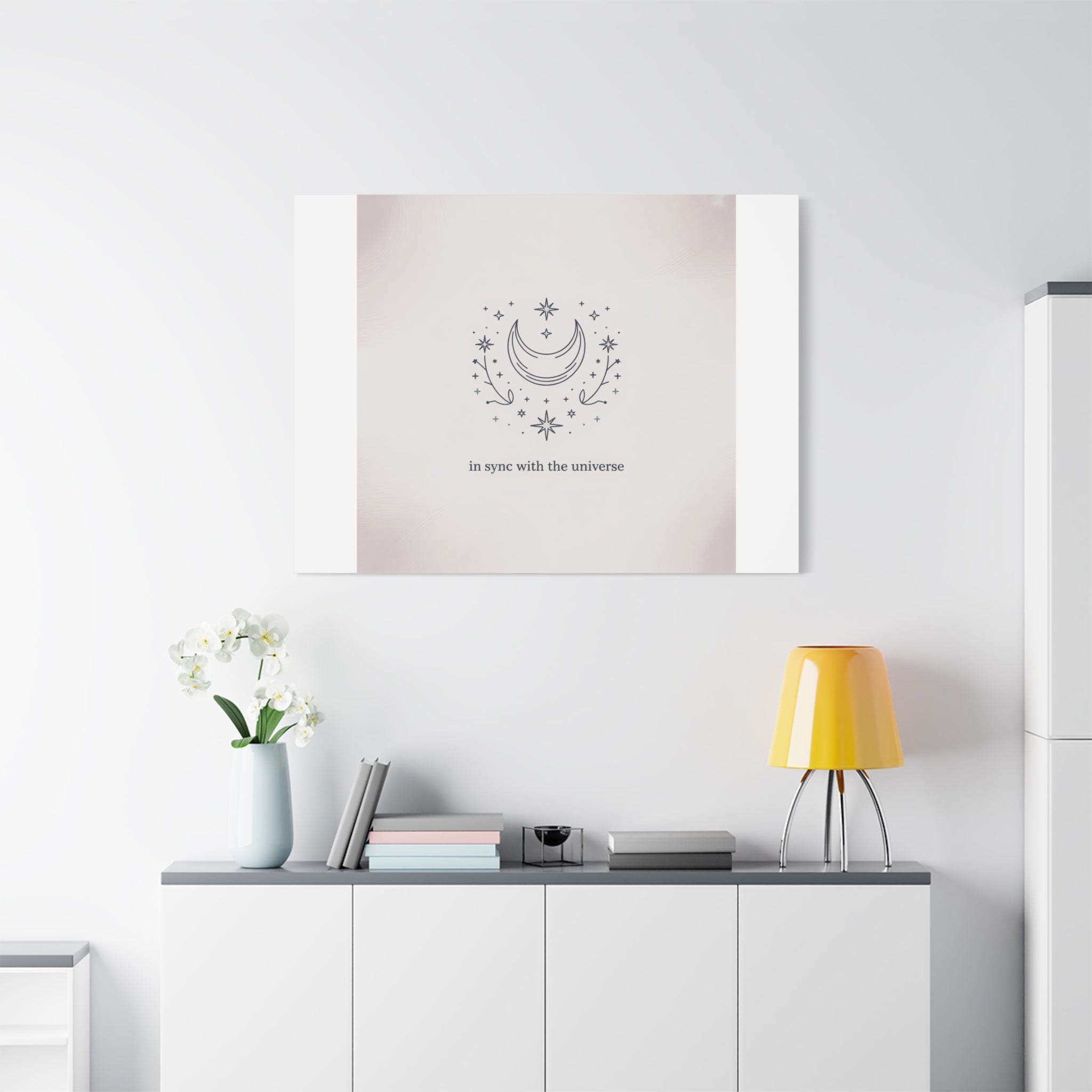 Moon Phases Constellation Art Print, Canvas
