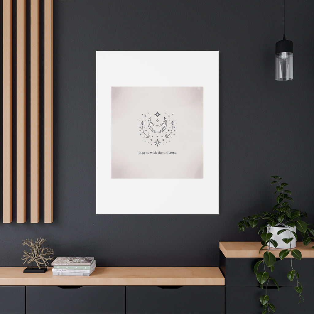 Moon Phases Constellation Art Print, Canvas