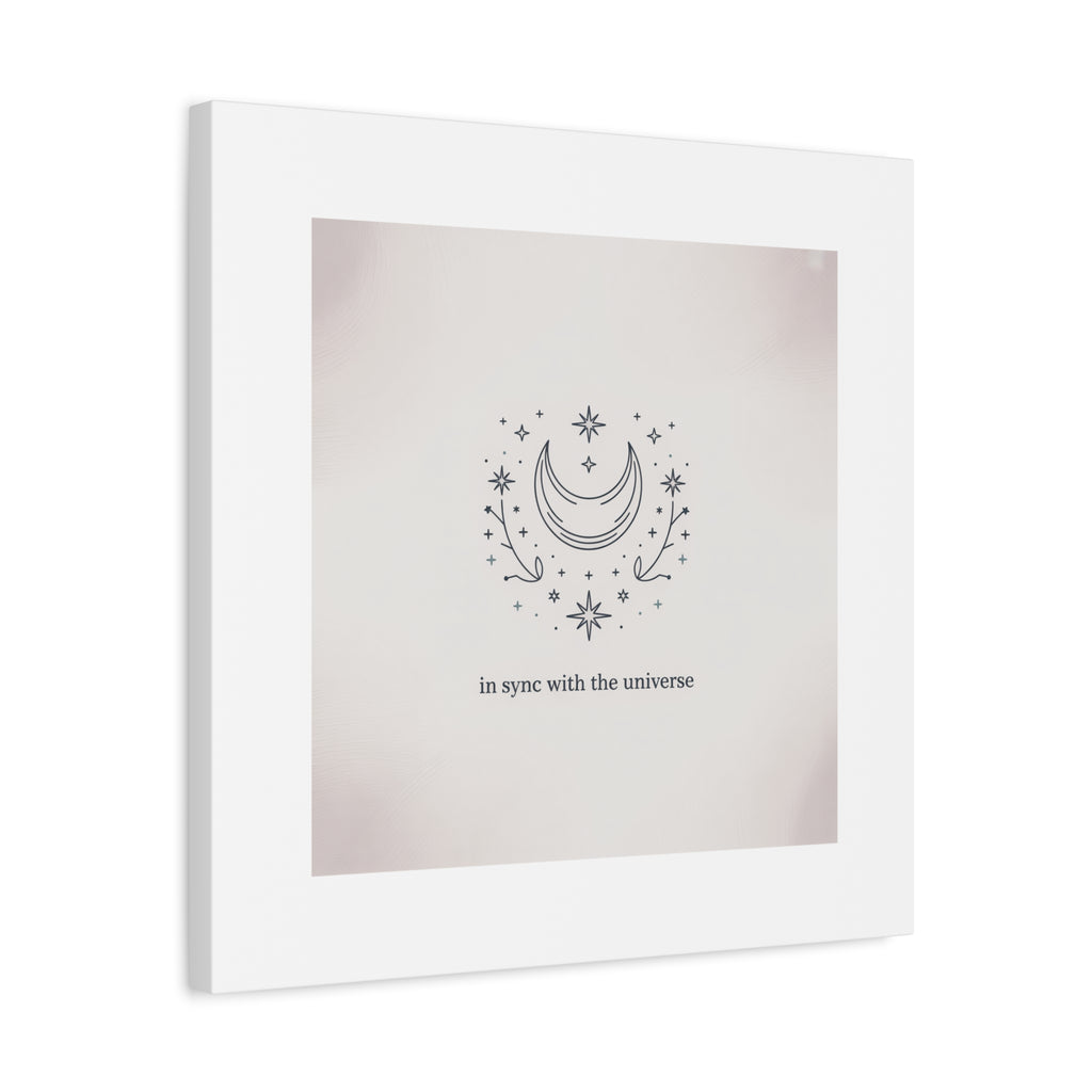 Moon Phases Constellation Art Print, Canvas