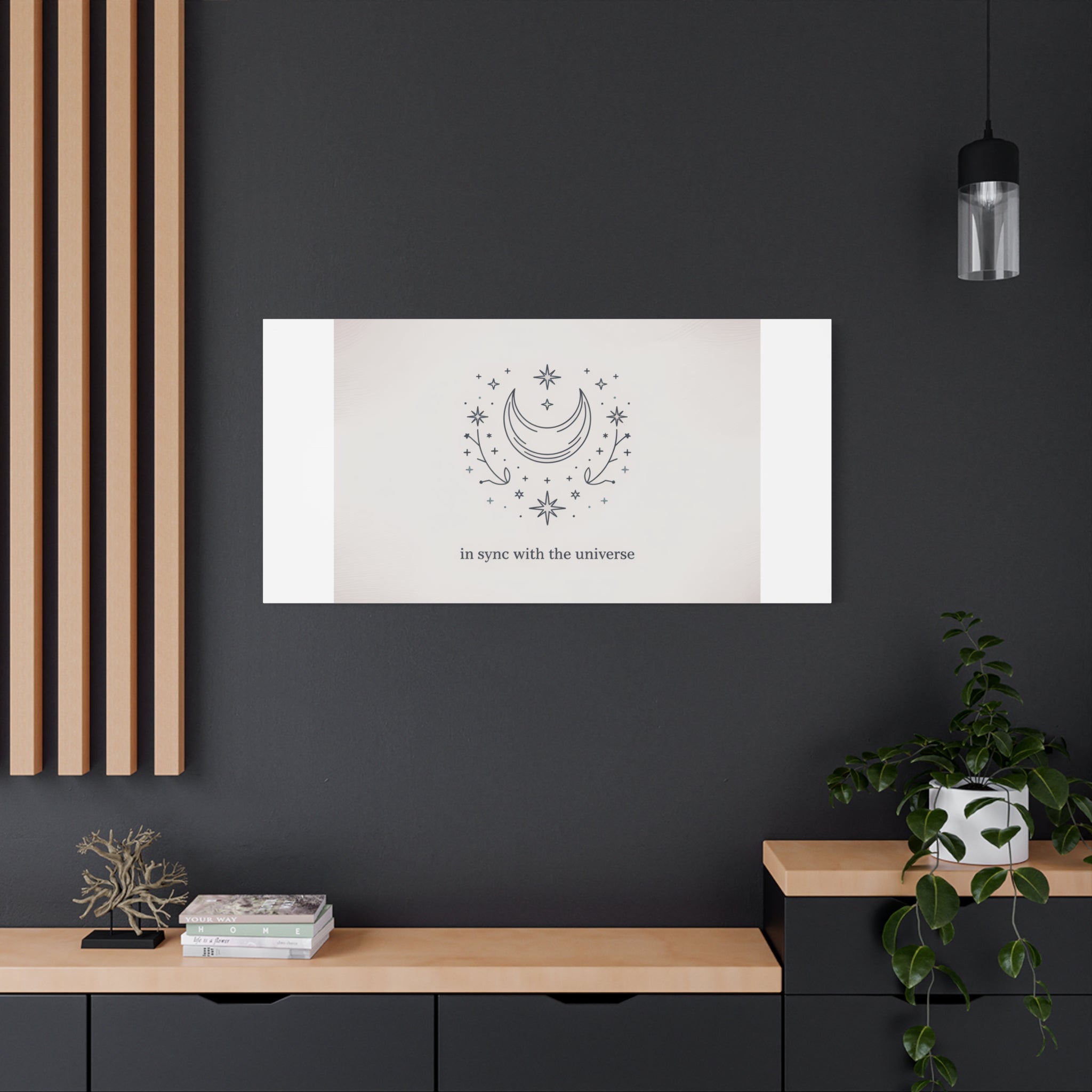 Moon Phases Constellation Art Print, Canvas