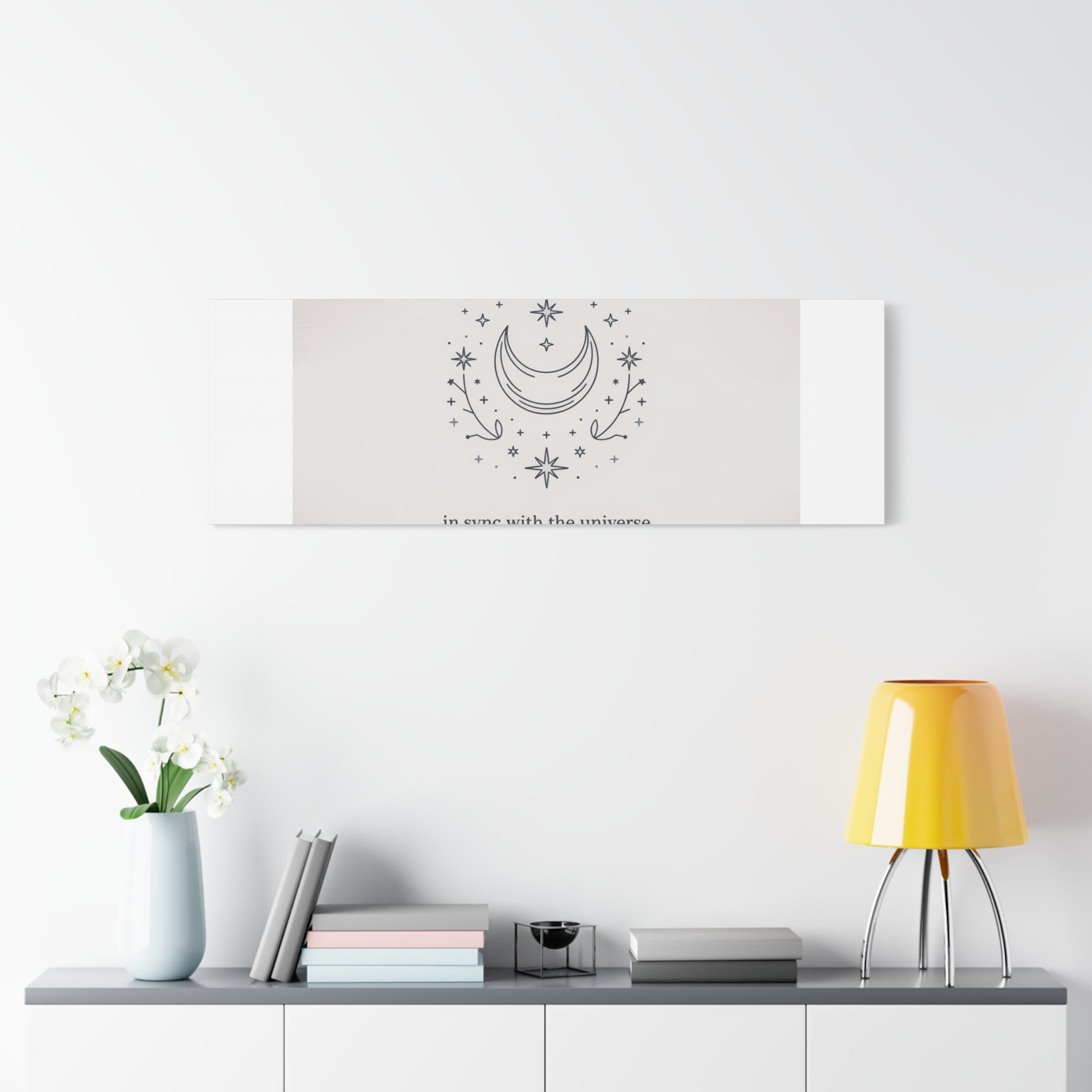 Moon Phases Constellation Art Print, Canvas
