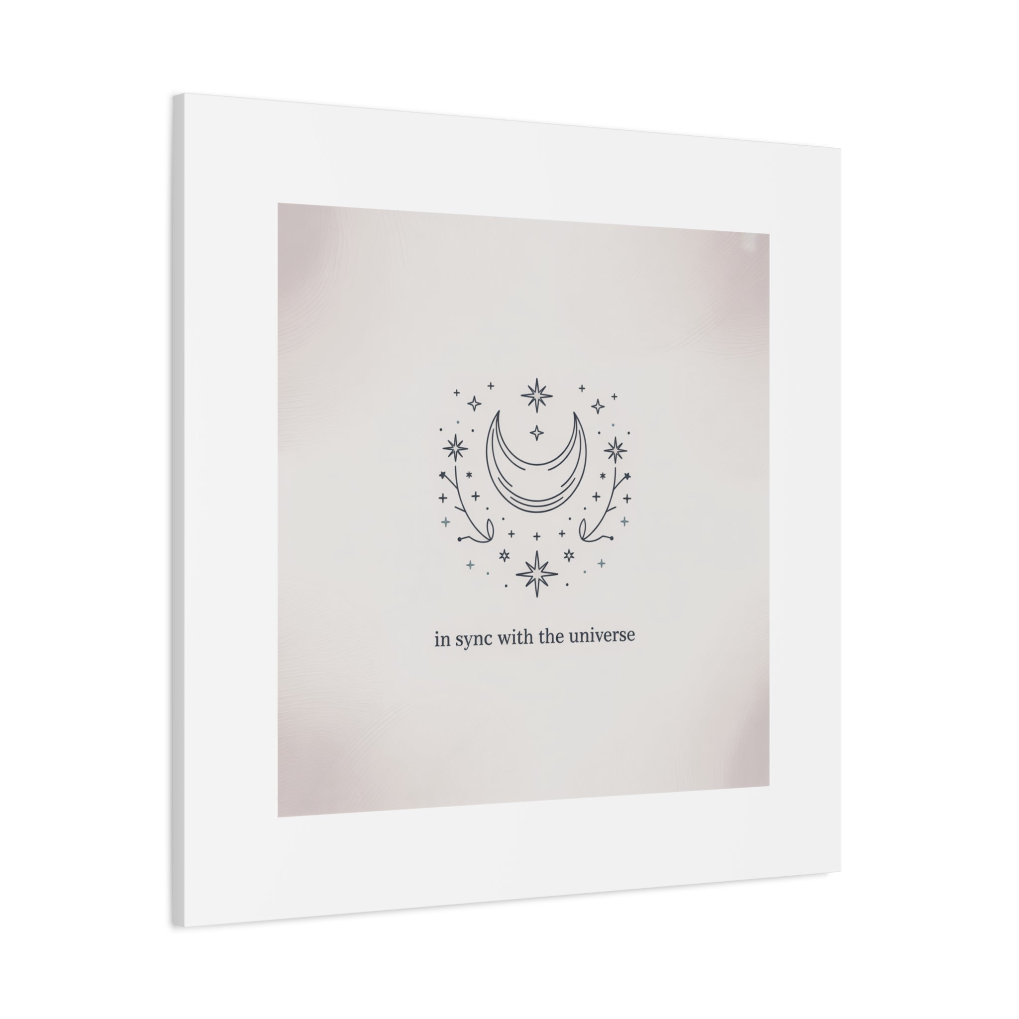 Moon Phases Constellation Art Print, Canvas