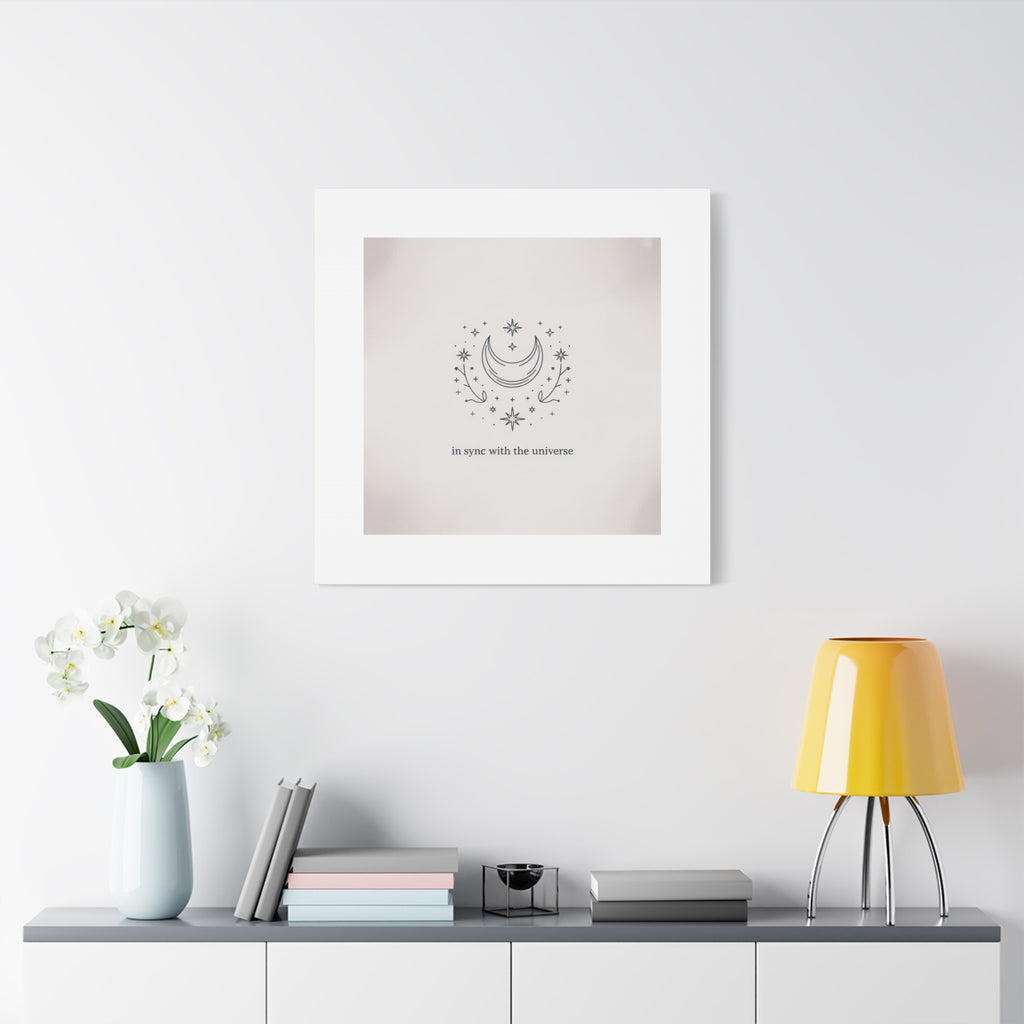 Moon Phases Constellation Art Print, Canvas