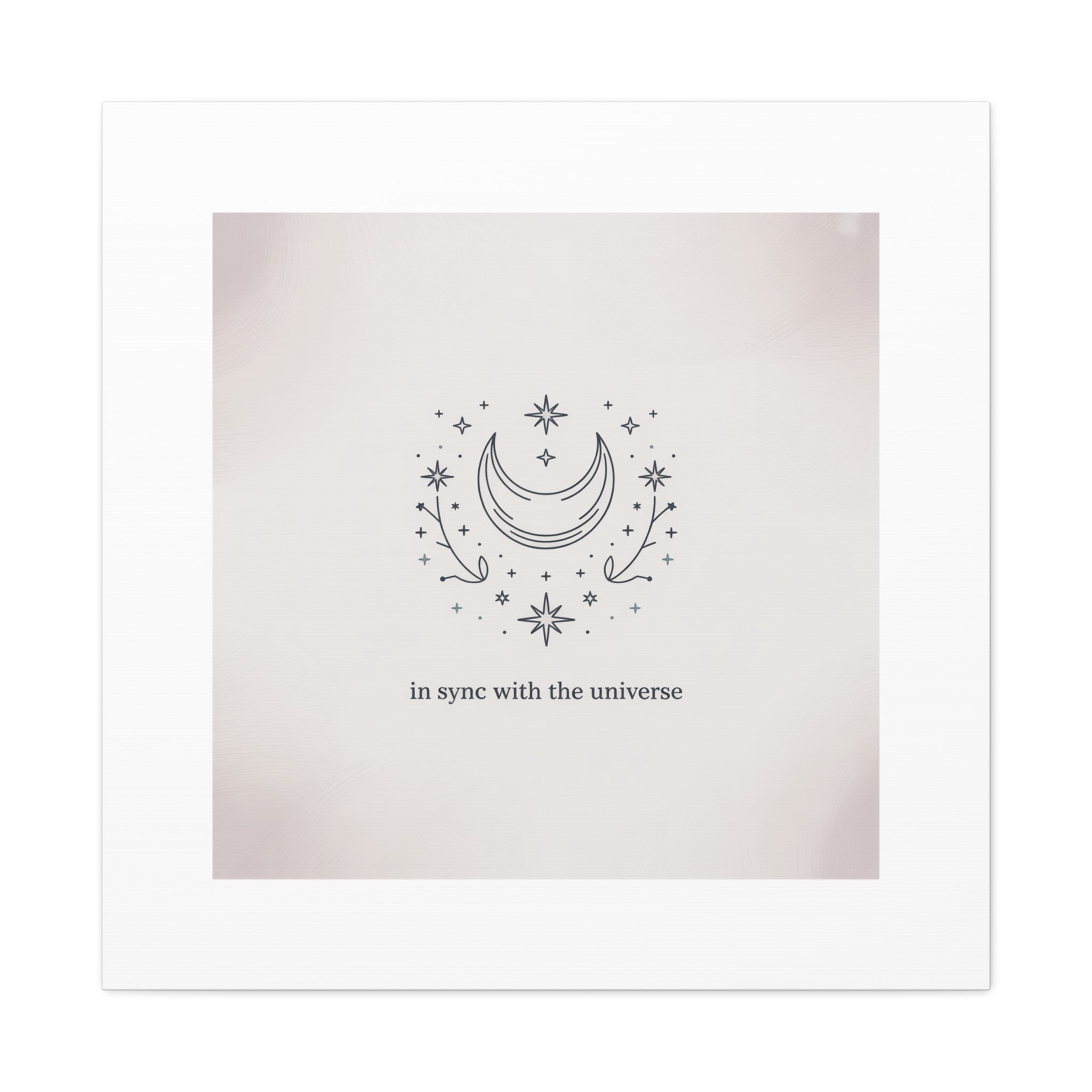 Moon Phases Constellation Art Print, Canvas